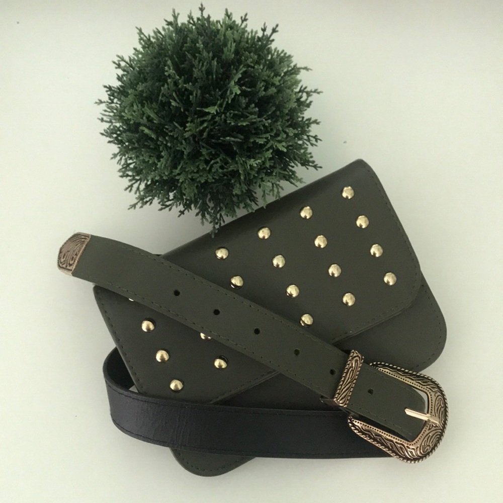 Delilah Stud Belt Bag (Fanny Pack)